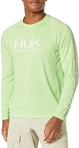 Hot Sale 🌟 HUK Men's Pursuit Vented Long Sleeve 30 UPF Fishing 👚 Shirt Desert Sage 👍 - Image 12