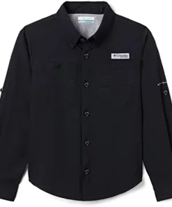Deals 🤩 Columbia Boys' Tamiami Long Sleeve 👚 Shirt Gulf Stream 💯