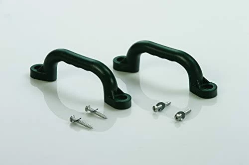 Promo π₯ Plastic Playset Safety Handles | 6 Colors | One Pair | Compatible With Most Wooden Swing Sets | Hardware Included | Easy To Install | DIY Playground | Kids Play Set Accessory | Backyard Swingset Red π - Image 5