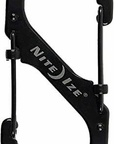 Promo 🔥 LSB4-11-R3 S-Biner Slide Lock Carabiner, Black, #4 🧨