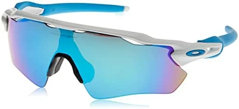 New ๐ Oakley Men's Oo9208 Radar Ev Path Rectangular ๐ Sunglasses Polished White/fire Iridium ๐ - Image 9