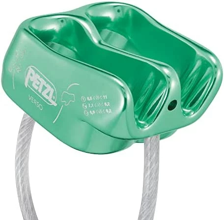 Flash Sale ⌛ Petzl Verso Belay Device - Compact, Lightweight Belay Device, For One Or Two Rope Strands While Climbing Or Rappelling Grey 👍 - Image 4