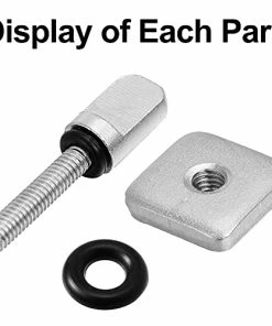 Promo ✨ Ferraycle 6 Pieces 🏄 Surfing Accessories No Tool Stainless Steel Fin Screw Thumb Fin Screw For Men 👩 Women Surfboard Surf Longboard Paddleboard And SUP 🎉