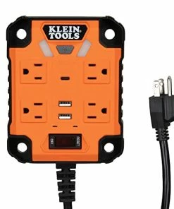 Best reviews of π Tools 29601 Magnetic Power Strip With Surge Protector, 4 Outlets, 3 USB Ports, 5-Foot Cord, Power Supply Box With Light, PowerBox 1 β