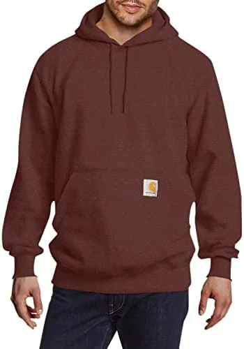 Cheapest ⌛ Carhartt Men's Rain Defender® Loose Fit Heavyweight Sweatshirt Dark Green ✔️ - Image 3