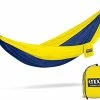 Wholesale ⭐ Eagles Nest Outfitters DoubleNest Lightweight Camping Hammock, 1 To 2 Person, Sapphire/Yellow 🔥