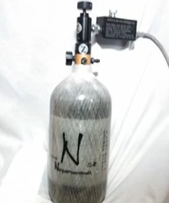 Best Pirce ⌛ Ninja Paintball 4500 PSI Carbon Fiber HPA Tanks W/ Regulator Grey ⌛