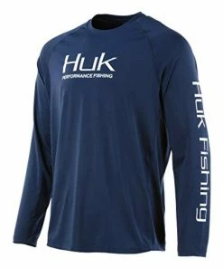 Hot Sale 🌟 HUK Men's Pursuit Vented Long Sleeve 30 UPF Fishing 👚 Shirt Desert Sage 👍