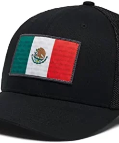 Flash Sale ✨ Columbia PFG Fish Flag Mesh Ball Cap-High Titanium, Black ❤️