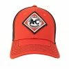 Wholesale 🔥 Allis Chalmers Tractor Hat, Orange And Black Mesh, Vintage Logo ✔️