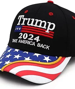 Buy 🧨 Trump Hat Donald Trump 2024 Hat Take America Back Save America MAGA Hat FJB Embroidery Adjustable Trucker Cap For Men 👩 Women T8red 🔔