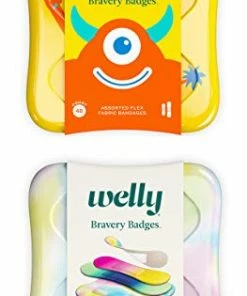 Cheapest ๐ฅฐ Bandages - Bravery Badges, Flexible Fabric, Adhesive, Assorted Shapes, Monsters And Colorwash - 48 Ct, 2 Pack ๐คฉ