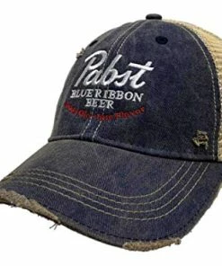 Best deal 👍 Pabst Blue Ribbon Beer Good Old Flavor Vintage Trucker Hat ⌛