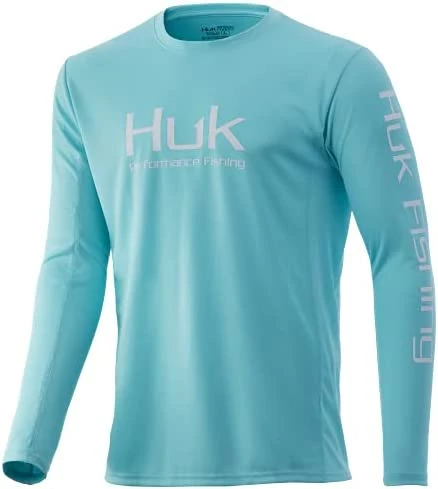 Hot Sale 🌟 HUK Men's Pursuit Vented Long Sleeve 30 UPF Fishing 👚 Shirt Desert Sage 👍 - Image 5