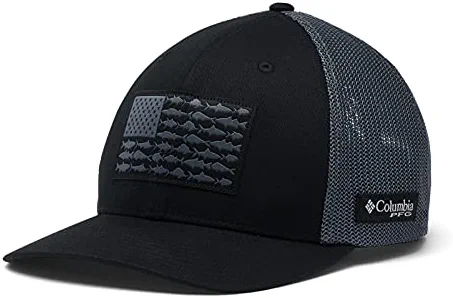 Flash Sale ✨ Columbia PFG Fish Flag Mesh Ball Cap-High Titanium, Black ❤️ - Image 4