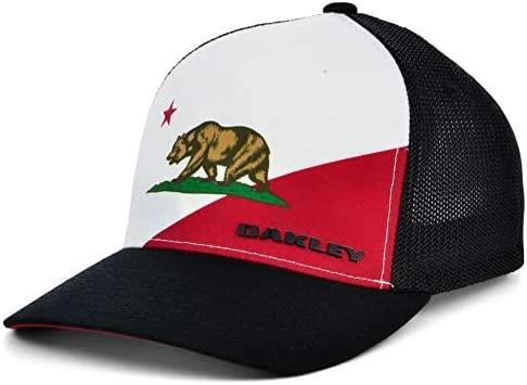 Best Sale 🎉 Oakley Indy Passport Trucker Stretch-Fitted Cap Navy/red 🎉 - Image 5
