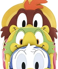 Budget 🥰 Loungefly X Disney Three Caballeros Mini 🎒 Backpack Multi 🔔