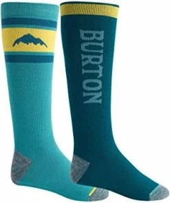 Discount ✔️ Burton Weekend Midweight 2 Pack 🧦 Socks Mens Golden Oak/clover 😉