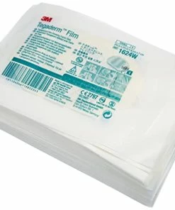 Promo ⌛ 3M Health Care 1624W Tegaderm Film 👗 Dressing, Frame Style, 2.75" Length X 2.375" Width, Transparent (Pack Of 100) 🥰