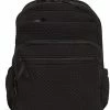 Best Pirce ❤️ Vera Bradley Microfiber XL Campus 🎒 Backpack Classic Black 🔥