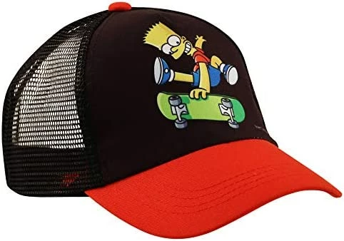 Coupon π Sesame Street Boys' Elmo Toddler βΎ Baseball Hat Bart Simpson π - Image 3