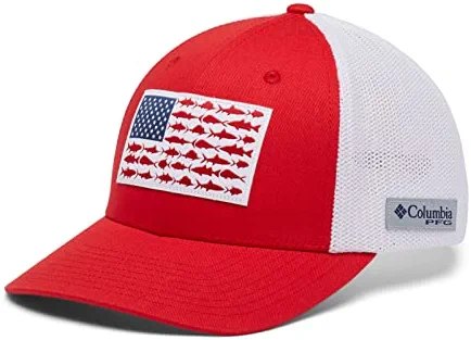 Flash Sale ✨ Columbia PFG Fish Flag Mesh Ball Cap-High Titanium, Black ❤️ - Image 14
