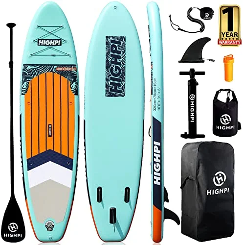 Brand new ๐ Inflatable Stand Up Paddle Board 10'6''/11' Premium SUP W Accessories & ๐ Backpack, Wide Stance, Surf Control, Non-Slip Deck, Leash, Paddle And Pump, Standing Boat For Youth & Adult Modern Purple ๐ - Image 7