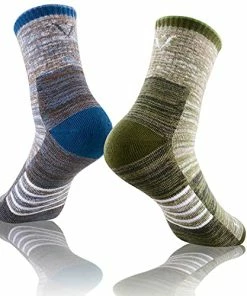 Best Pirce 🔥 Women's Hiking Walking 🧦 Socks, FEIDEER Multi-pack Outdoor Recreation 🧦 Socks Wicking Cushion Crew 🧦 Socks Red/blue/green ✨