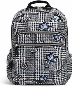 Coupon ⌛ Vera Bradley 👩 Women's Performance Twill Xl Campus 🎒 Backpack Bookbag Bedford Plaid 🎁