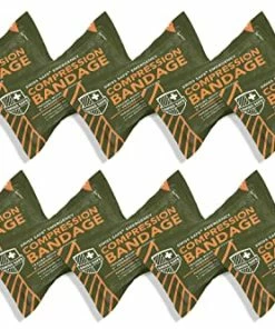 Discount 😀 Israeli Sterile Compression Bandage, For Emergency Wound 👗 Dressing, First Aid And Trauma Kit, 6 Inch, 10 Pack 👍