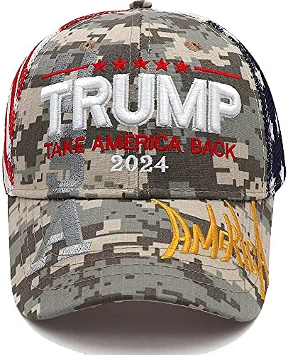 Buy ๐งจ Trump Hat Donald Trump 2024 Hat Take America Back Save America MAGA Hat FJB Embroidery Adjustable Trucker Cap For Men ๐ฉ Women T8red ๐ - Image 7