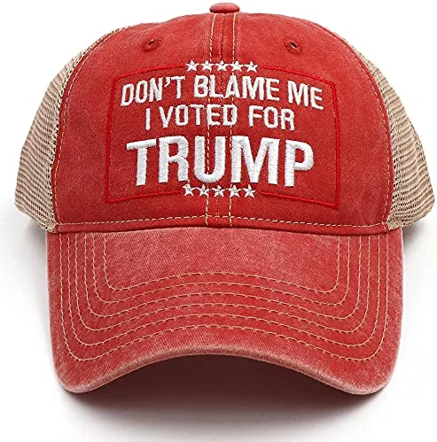 Buy ๐งจ Trump Hat Donald Trump 2024 Hat Take America Back Save America MAGA Hat FJB Embroidery Adjustable Trucker Cap For Men ๐ฉ Women T8red ๐ - Image 10