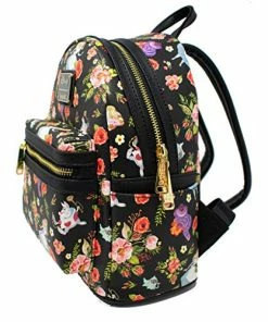 Promo ❤️ Loungefly X Disney Alice In Wonderland AOP Allover Print Mini 🎒 Backpack 🔔