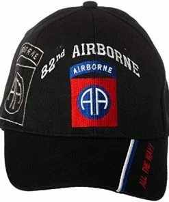 Best Pirce 🛒 Artisan Owl Officially Licensed US Army 82nd Airborne Division All The Way! Embroidered Adjustable ⚾ Baseball Cap Digital Camo 🤩