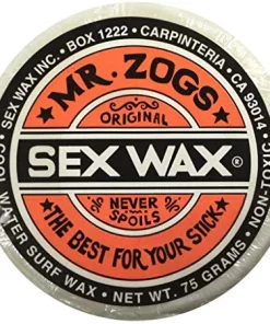 Hot Sale ✨ Mr Zogs Original Sexwax - Cool Water Temperature Coconut Scented (White) White - Coconut Scented ✨