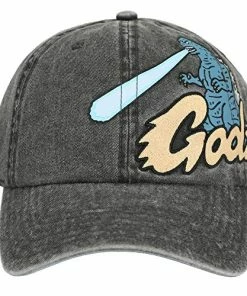 Promo ✔️ Godzilla Embroidered Pigment Dyed Dad Hat ⭐