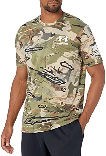 Cheap π Under Armour Men's New Freedom Camo T-Shirt Marine Od Green (390)/white β - Image 2