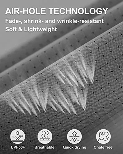 New π₯ 33,000ft Men's Long Sleeve Sun Protection π Shirt UPF 50+ UV Quick Dry Cooling Fishing π Shirts For Travel Safari Camping Hiking Loyal Blue π - Image 5