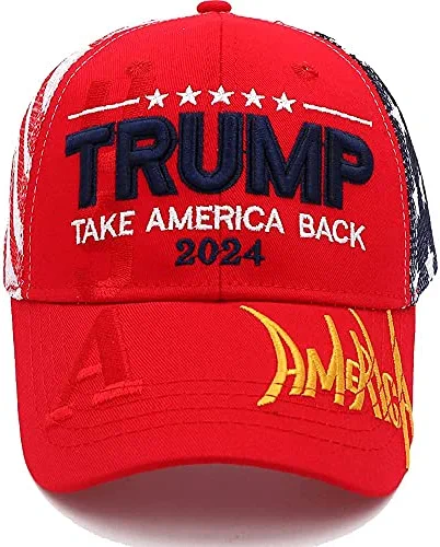 Buy ๐งจ Trump Hat Donald Trump 2024 Hat Take America Back Save America MAGA Hat FJB Embroidery Adjustable Trucker Cap For Men ๐ฉ Women T8red ๐ - Image 9