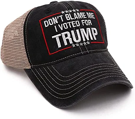 Buy ๐งจ Trump Hat Donald Trump 2024 Hat Take America Back Save America MAGA Hat FJB Embroidery Adjustable Trucker Cap For Men ๐ฉ Women T8red ๐ - Image 2