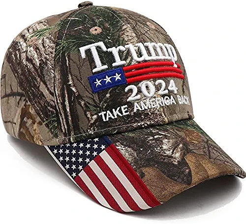 Buy ๐งจ Trump Hat Donald Trump 2024 Hat Take America Back Save America MAGA Hat FJB Embroidery Adjustable Trucker Cap For Men ๐ฉ Women T8red ๐ - Image 4