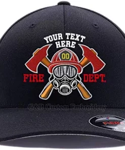 Flash Sale 🎉 Custom Embroidered Firefighter Hats. 6477, 6277 Flexfit ⚾ Baseball Caps ✔️