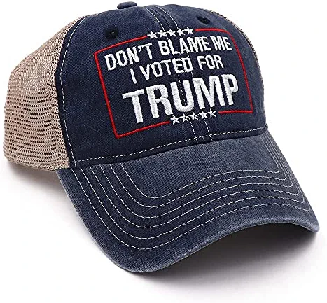 Buy ๐งจ Trump Hat Donald Trump 2024 Hat Take America Back Save America MAGA Hat FJB Embroidery Adjustable Trucker Cap For Men ๐ฉ Women T8red ๐ - Image 3