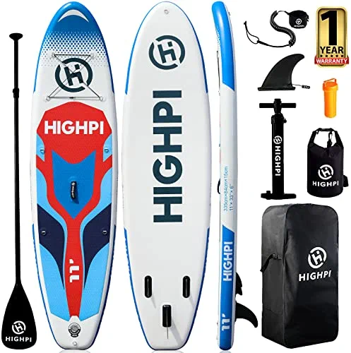 Brand new ๐ Inflatable Stand Up Paddle Board 10'6''/11' Premium SUP W Accessories & ๐ Backpack, Wide Stance, Surf Control, Non-Slip Deck, Leash, Paddle And Pump, Standing Boat For Youth & Adult Modern Purple ๐ - Image 2