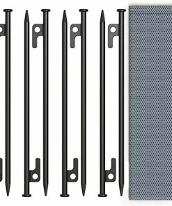 Coupon 💯 Tent Stakes 12 Inch Heavy Duty Tent Pegs Tarp Pegs Camping Stakes For Outdoor Camping Canopy And Tarp Suitable For High Winds And All Kinds Of Ground 8pc Outdoor Metal Stakes With Storage Bag 12in-12park 🧨