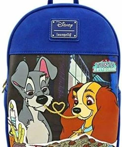 Flash Sale ⭐ Loungefly Disney The Lady And The Tramp Mini 🎒 Backpack Blue 🔥