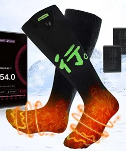 Budget 😉 Ated 🧦 Socks For Men 👩 Women, APP Control Battery Heated 🧦 Socks Rechargeable Washable, Electric 🧦 Socks Foot Warmer For Hiking Biking Camping Skiing Hunting Outdoor Work, Heating 🧦 Socks Warm 🧦 Socks Black Appl 🔔