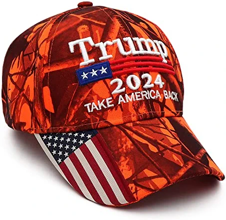 Buy ๐งจ Trump Hat Donald Trump 2024 Hat Take America Back Save America MAGA Hat FJB Embroidery Adjustable Trucker Cap For Men ๐ฉ Women T8red ๐ - Image 6