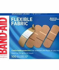 New 😉 Flexible Fabric Adhesive Bandages 3/4" X 3" 100 Ct 🎉