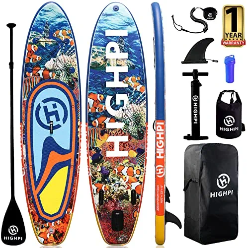 Brand new ๐ Inflatable Stand Up Paddle Board 10'6''/11' Premium SUP W Accessories & ๐ Backpack, Wide Stance, Surf Control, Non-Slip Deck, Leash, Paddle And Pump, Standing Boat For Youth & Adult Modern Purple ๐ - Image 6